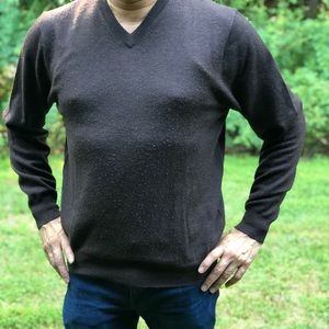 BANANA REPUBLIC BROWN 100% CASHMERE SWEATER